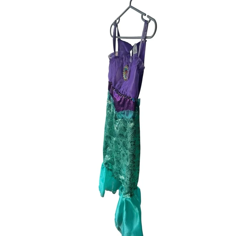 Disney Princess Ariel Little Mermaid Dress / Princess  Costume size 4-6 - Picture 4 of 6